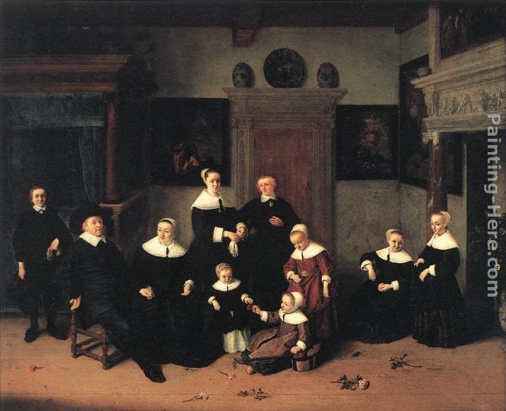 Adriaen van Ostade Portrait of a Family